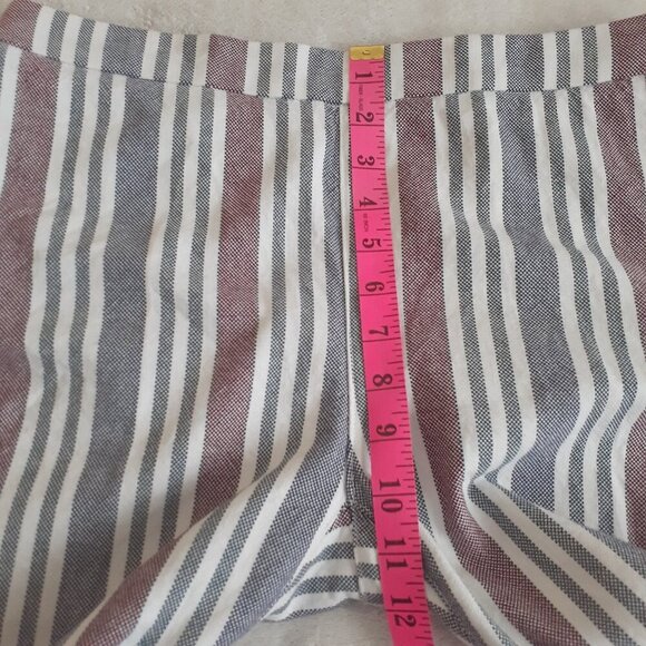 Free People Striped Ankle Pants - Pink, Gray, White - Picture 10 of 13